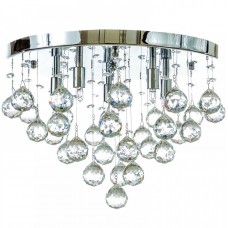 Φωτιστικό Οροφής 8xG9 230V Χρώμιο-Κρύσταλλο 5292-A